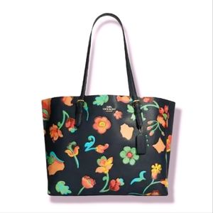 Coach Mollie Tote with Dreamy land Floral print